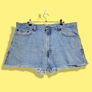 Levi's 505 High Waist Cut Off Shorts Size 38